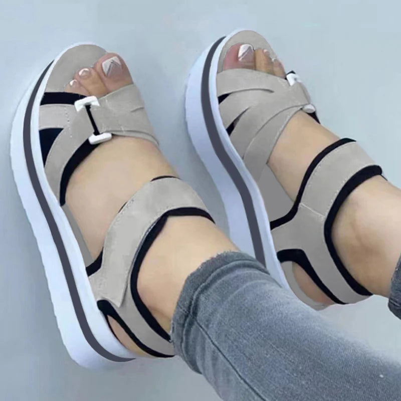 Summer Sandals Shoes Women Outdoor Walking Shoes Party Women Shoe Wedge Sandals Woman Beach Footwear Female Sandal Women