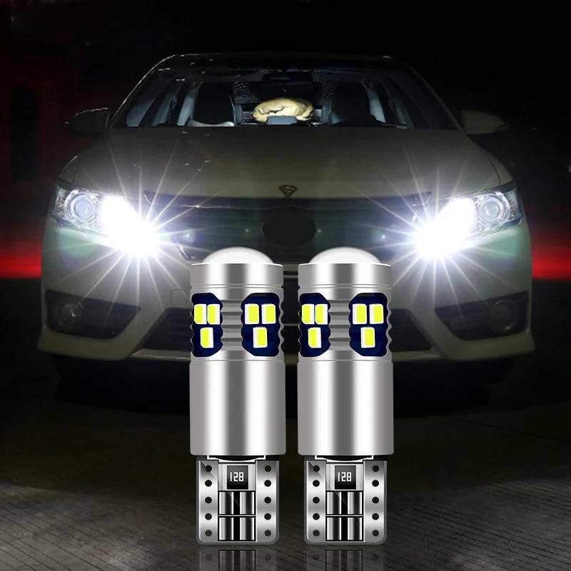 For Hyundai i10 i20 i30 i40 ix20 ix35 ix55 HB20 2pcs T10 LED Bulbs Car Clearance Lights Parking Lamps Width Bulbs Accessories