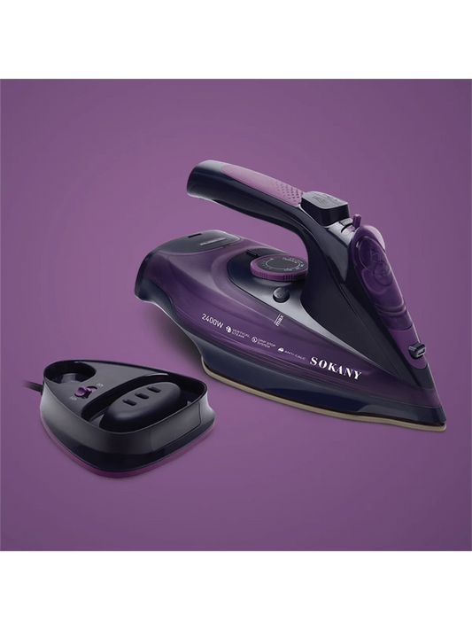 SONAKY 2 In 1 Cordless Steam Iron with Ceramic Soleplate and Variable Steam Function