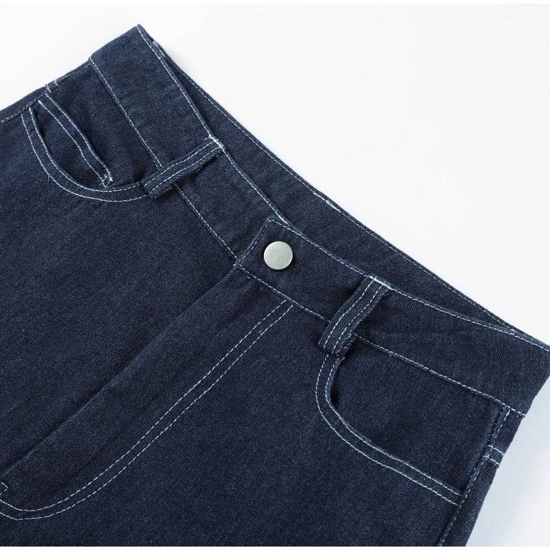 Vintage Denim Crop Top Set - P12 Hub Europe