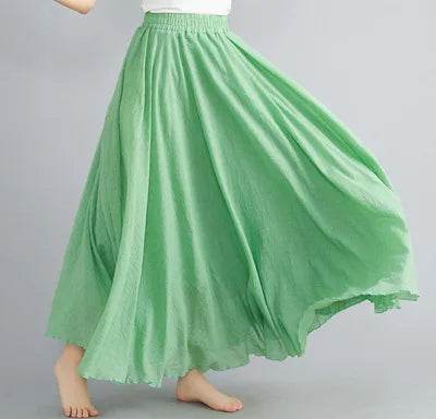 Mori Girl Cotton Linen Skirt - P12 Hub Europe