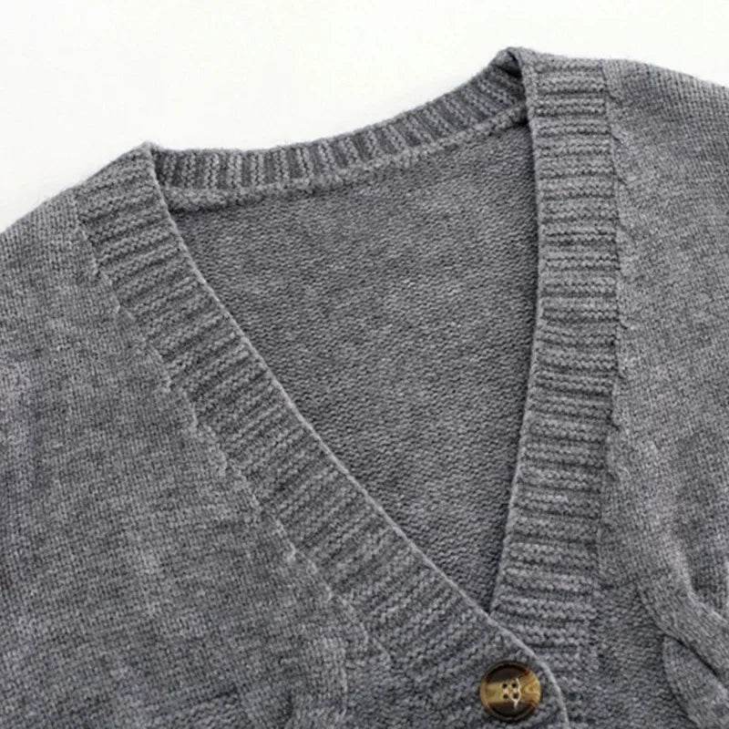 Twist Knit Cropped Cardigan - P12 Hub Europe