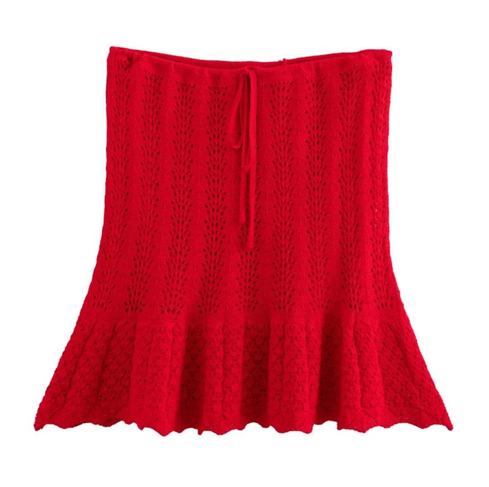 Women Knit Skirt Set - P12 Hub Europe