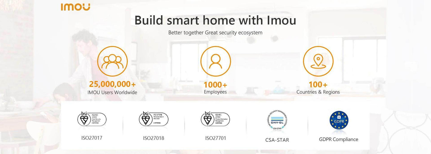 Sensor Door IMOU WiFi Zigbee 3.0 - P12 Hub Europe