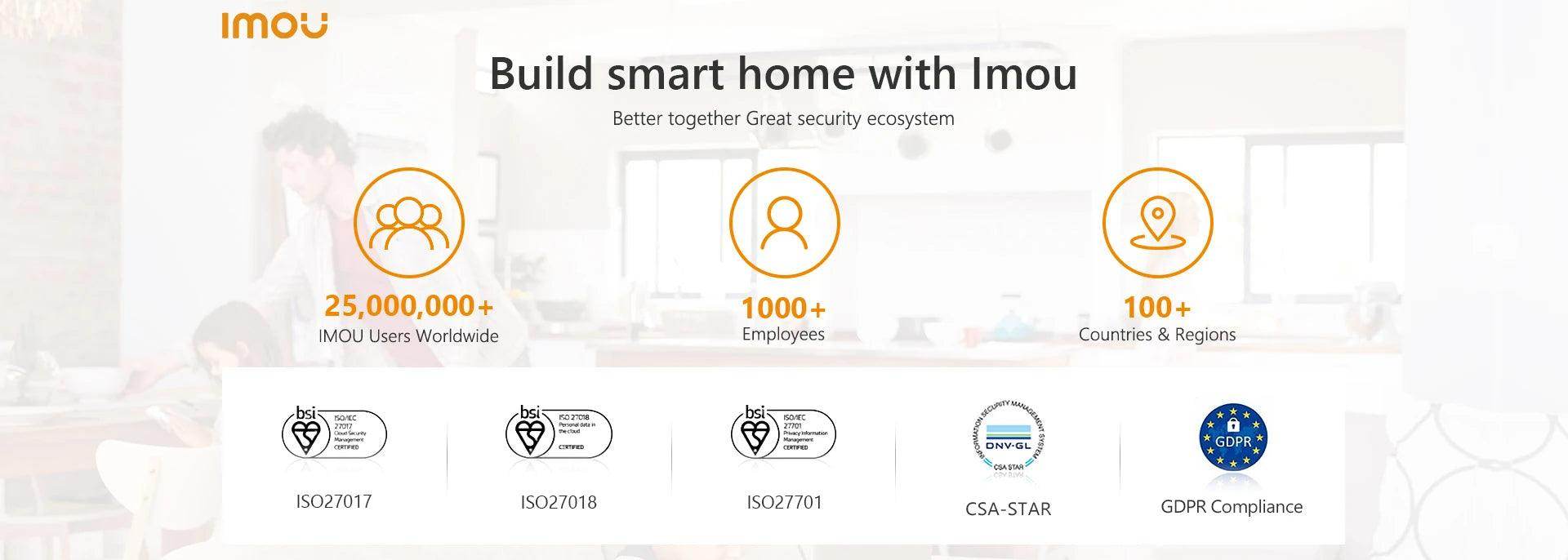 Sensor Door IMOU WiFi Zigbee 3.0 - P12 Hub Europe