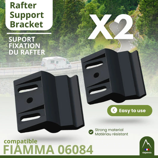 2pcs/Set Rafter Support Bracket For RV Awning FIAMMA F45/F70 06084/06085 98655-542 Campervan & Van Accessories