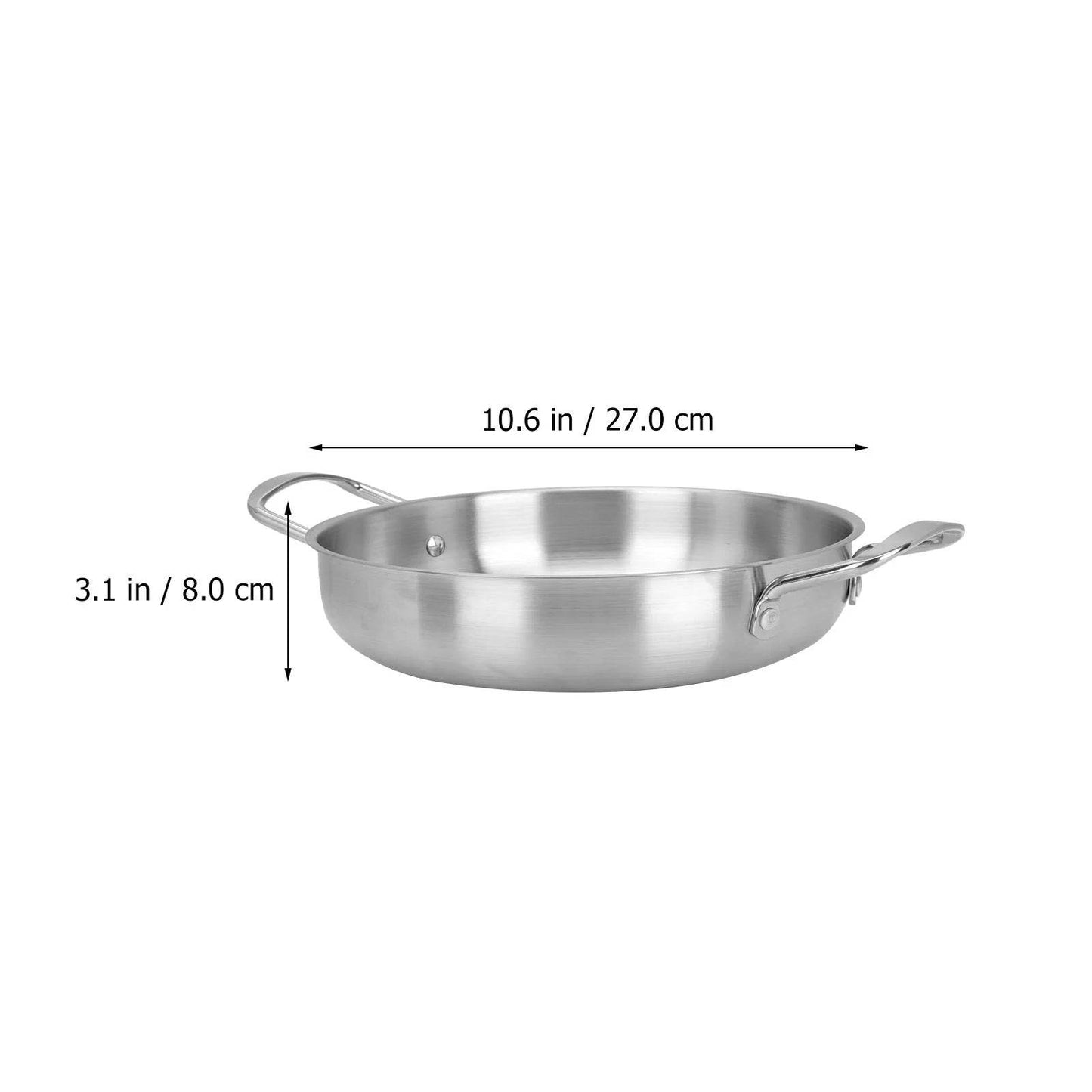 Stainless Steel Soup Pot Korean Ramen Pot Seafood Food Stew Cooking Noodle Pot Wok Kitchen Tool Egg Maker Oatmeal Cooker Gas - P12 Hub Europe