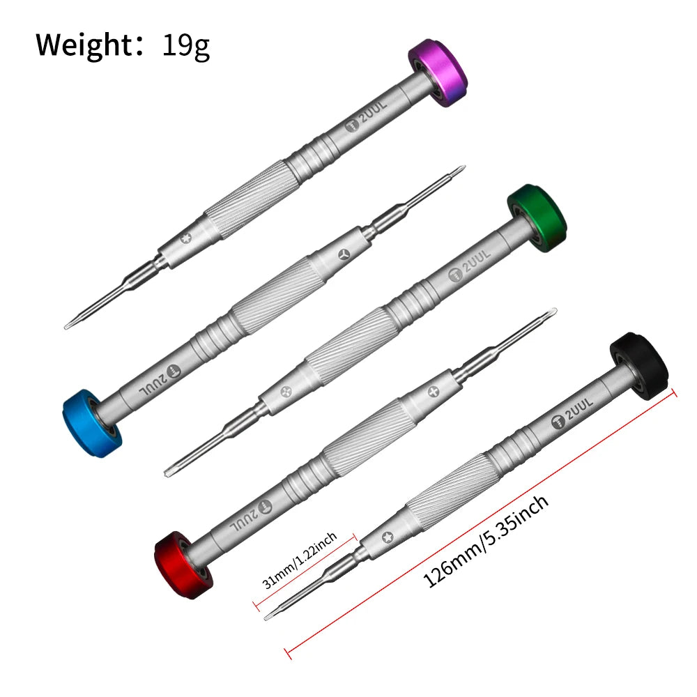 2UUL Precise Screwdriver Repair Bolt Driver Kit For IPHONE Android Phone Tablet Watches Battery LCD Screen Dismantling Tools Set