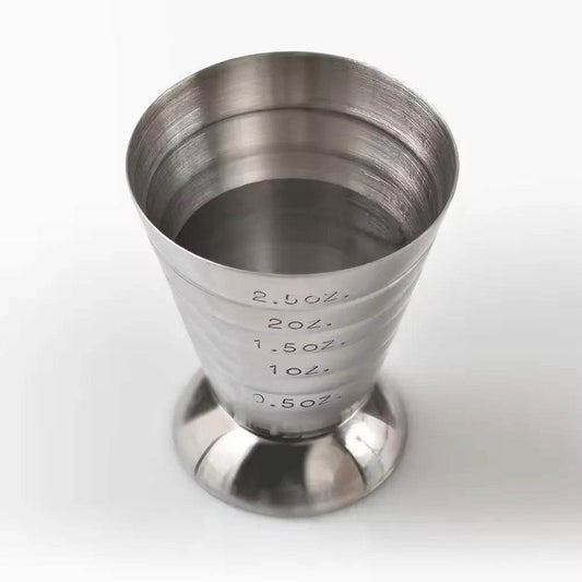 1pc 75ML Stainless Steel Measuring Cup Cocktail Tools Mixing Drink Accessories Three Scale Wine Measuring Cups For Home Party - P12 Hub Europe
