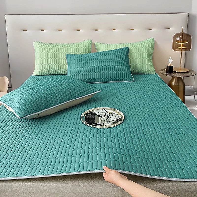 Queen Cooling Mattress Topper Summer Mattress Pad for Hot Sleepers and Night Sweats Instant Cooling Mattress Cover - P12 Hub Europe