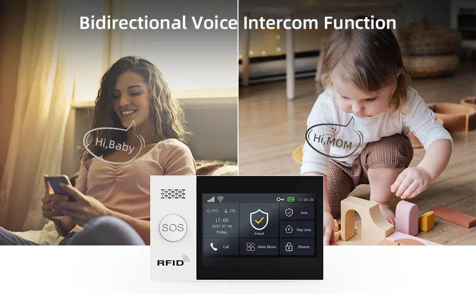 Alarm Smart Tuya WiFi GSM 4G - P12 Hub Europe