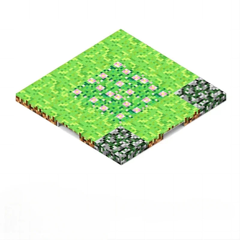 Magnetic Base Plate Variety Baseplates Match Mine World DIY Magnetic Building Blocks Toys for Boys and Girls Children Toy Gift