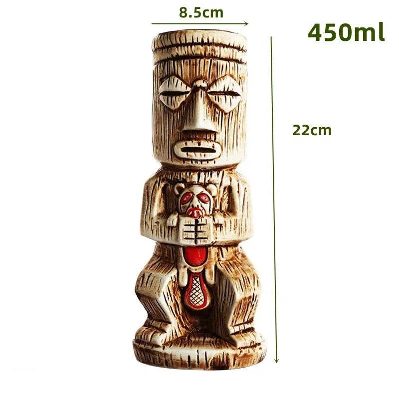 60 Types Ceramic Hawaii Tiki Mugs Creative Cocktail Glasses Beer Glass Martini Glasses Wine Glass Funny Cup Gift for Men - P12 Hub Europe