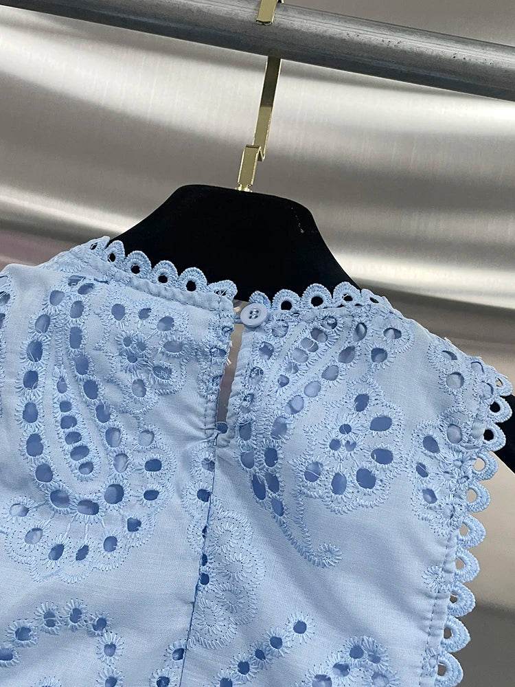 Embroidery Hollow Skirt Set - P12 Hub Europe
