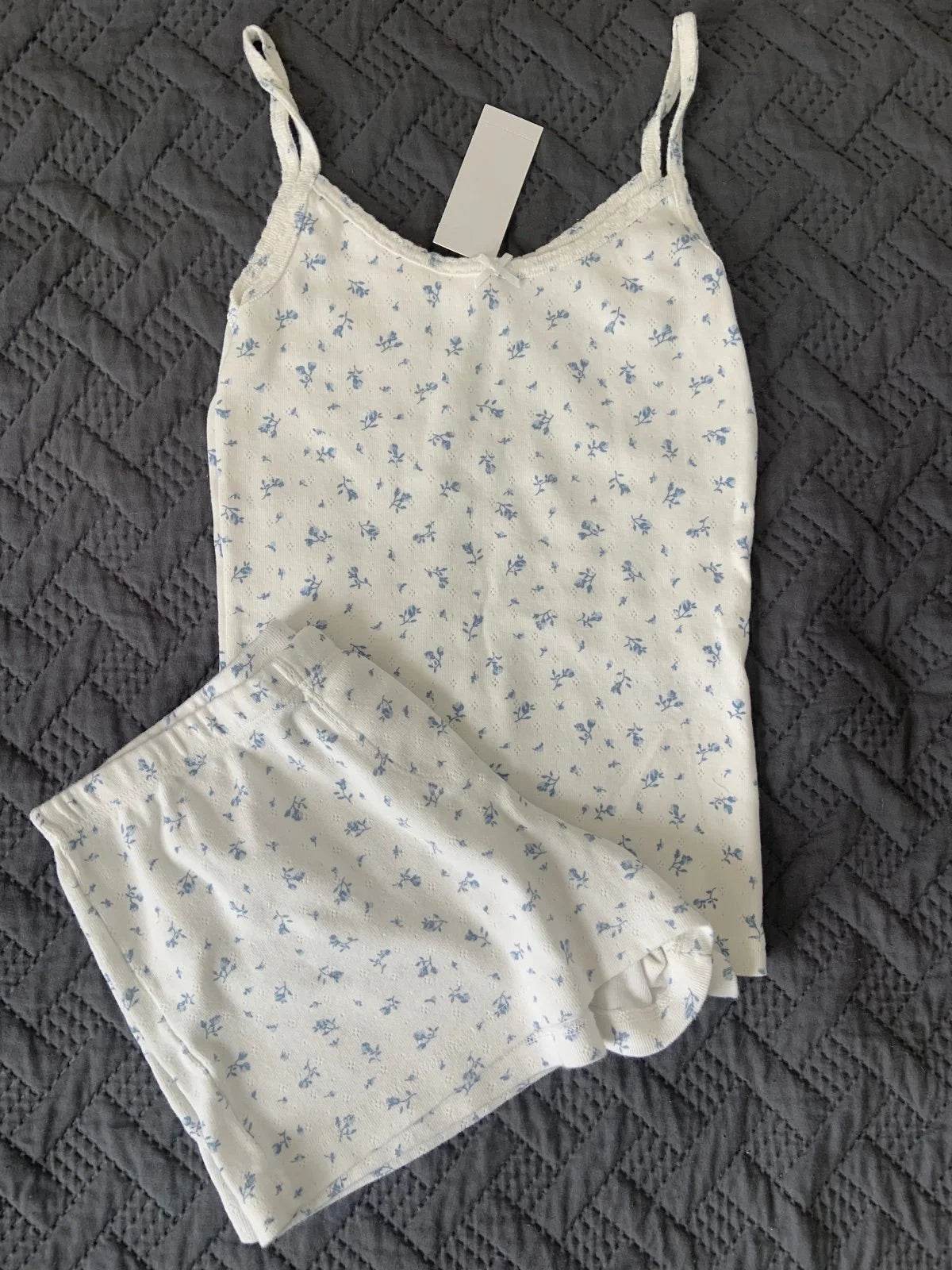 Sweet Strawberry Eyelet Shorts Set - P12 Hub Europe