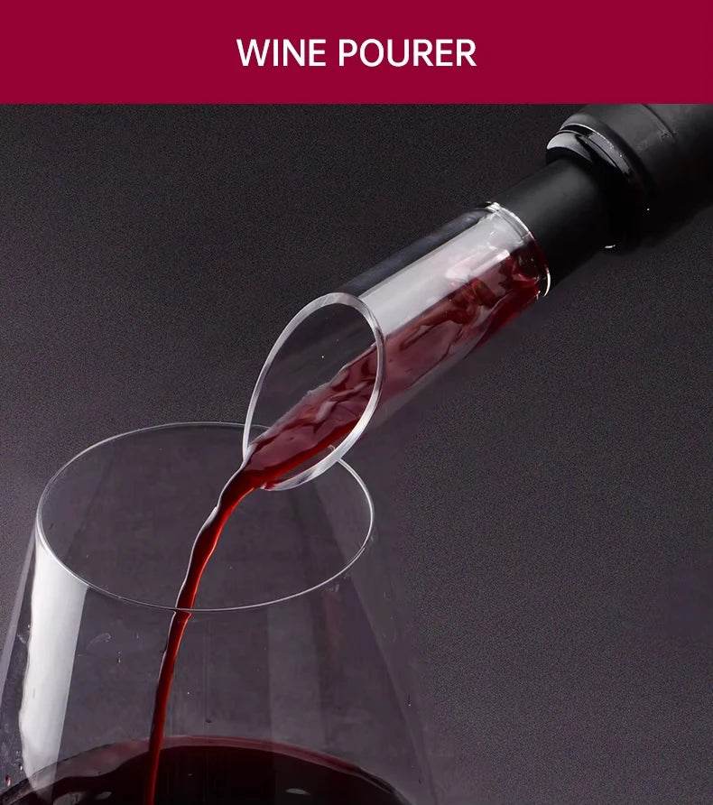 Electric Wine Bottle Opener Automatic Red Wine Corkscrew Wine Opener Wine Tools Kitchen Products - P12 Hub Europe