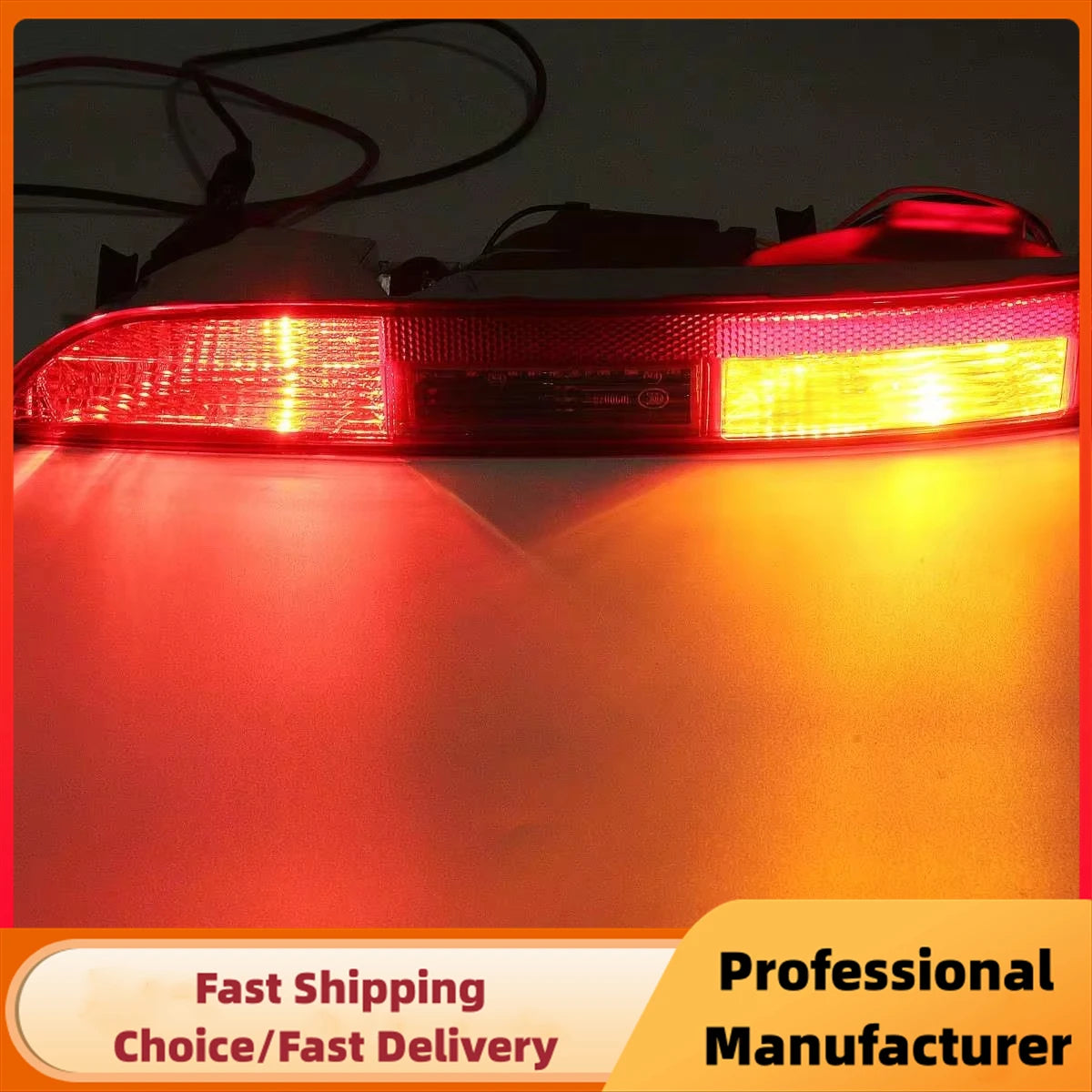 Car Rear Bumper Tail Light For Audi Q5 2.0T 2009-2017 8R0945096 8R0945095 4-Holes Rear Bumper Brake Light Signal Lamp