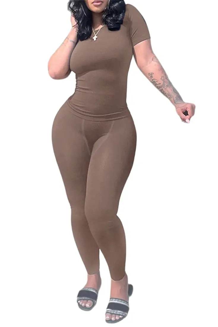 Ribbed Summer Lounge Shorts Set - P12 Hub Europe