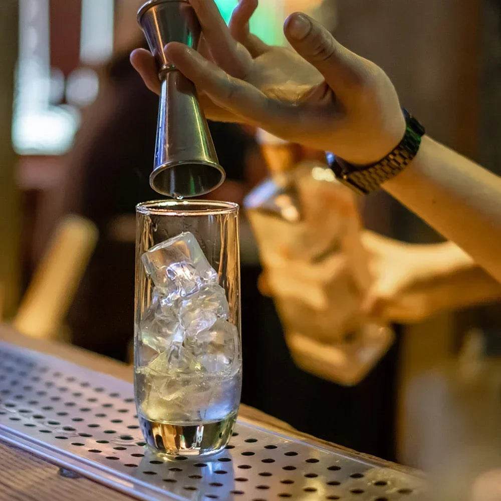 2PCS 30/60ml Cocktail Wine Shaker Measure Cup Stainless Steel Double Shot Drink Spirit Measure Jigger Kitchen Supplies gadget - P12 Hub Europe