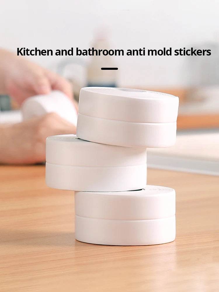 1pc Bathroom Waterproof Wall Stickers Sealing Tapes PVC Adhesive Sealing Strips Sink Edge Tape Kitchen Bathroom Accessories - P12 Hub Europe