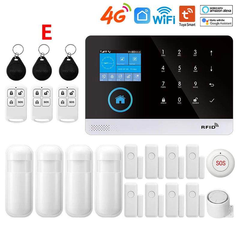 Alarm Smart Tuya WiFi 4G Home - P12 Hub Europe