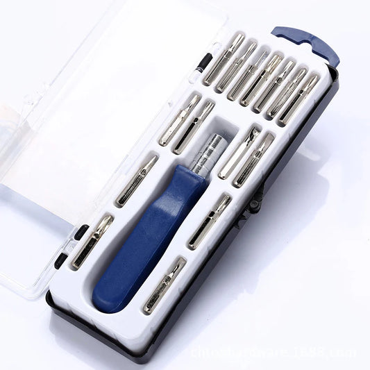Magnetic Screwdriver Kit: 16-in-1 Screwdriver Set Precision Mini Magnetic Screwdriver Bits Kit Phone Mobile IPad Camera Maintena