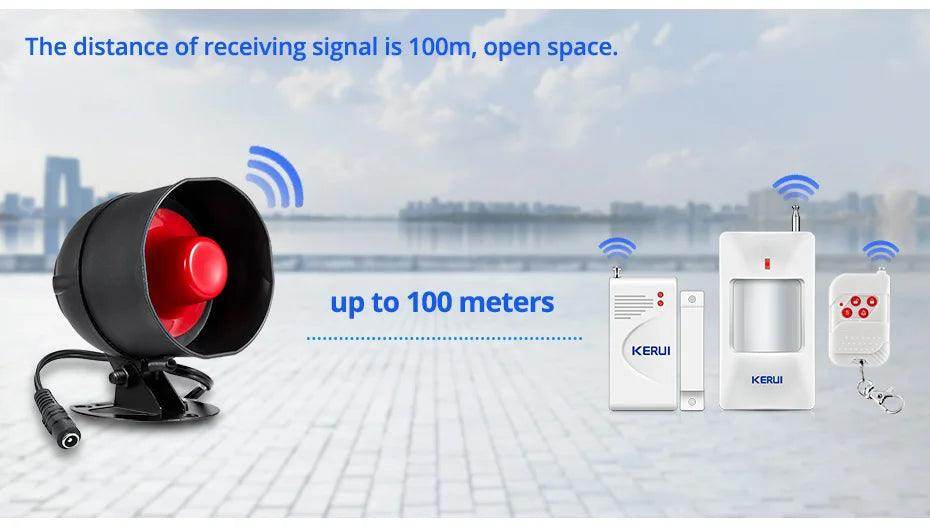 Alarm KERUI WiFi Smart 110dB - P12 Hub Europe