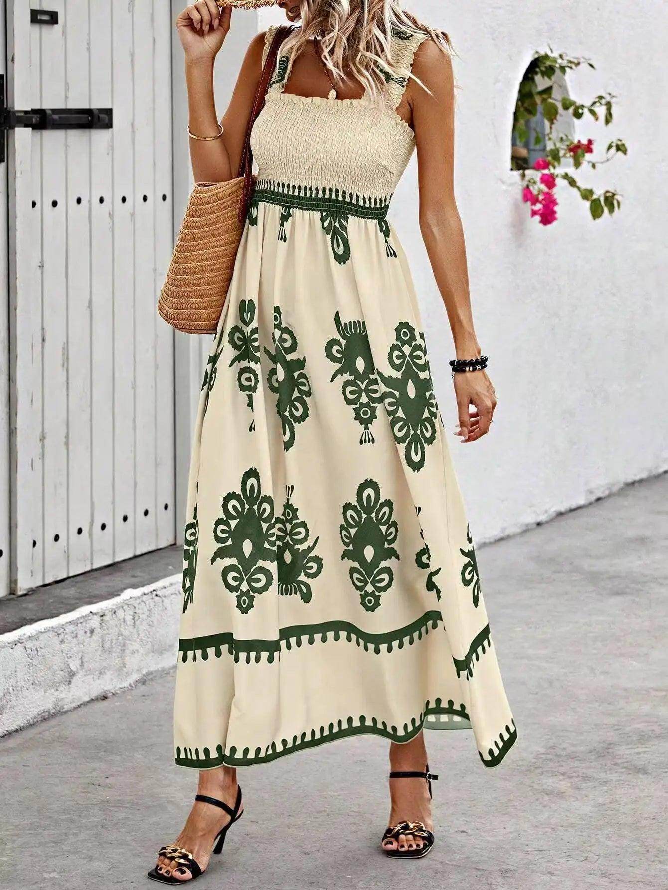 Straps Backless Beach Dress High Waist Sexy - P12 Hub Europe