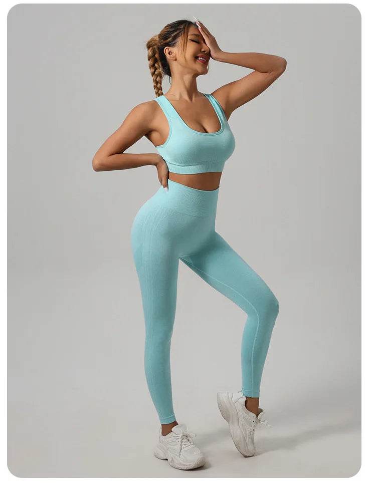 Mileegirl Seamless Gym Yoga Set - P12 Hub Europe