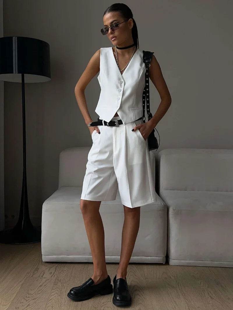 Wolfeel Chic Vest Shorts Suit - P12 Hub Europe
