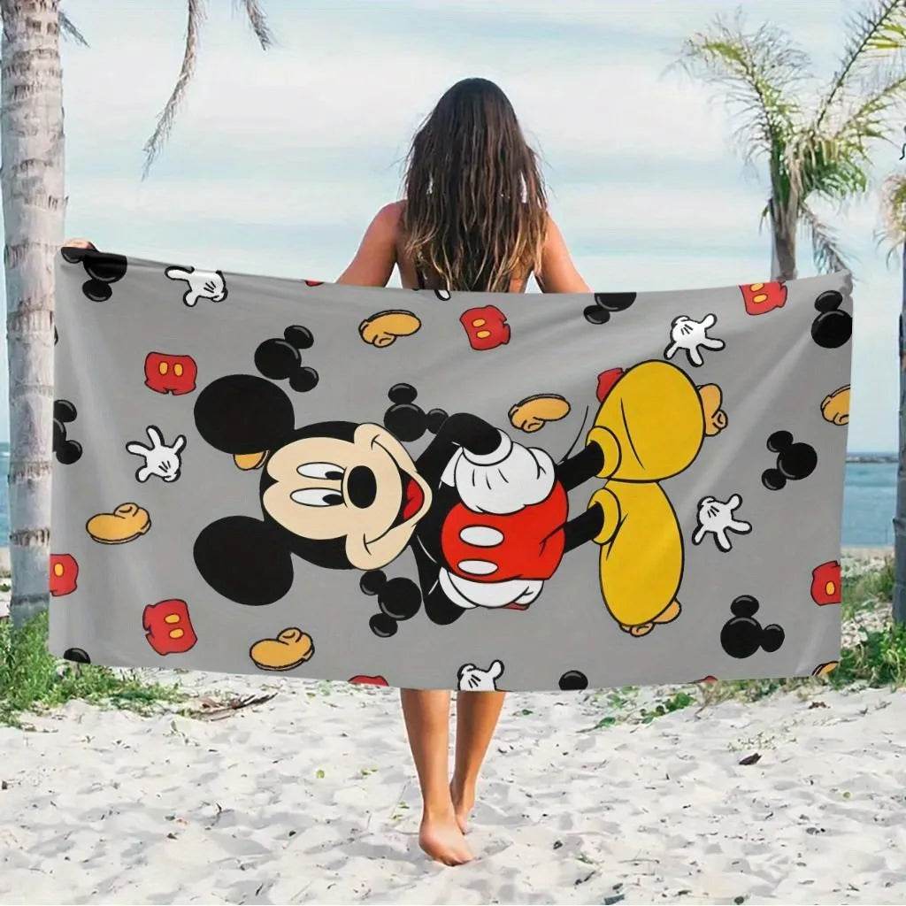 Disney Mickey Mouse Beach Towel: Fun and Stylish for Your Next Beach Adventure Suitable for towels, bath towels, beach towels - P12 Hub Europe