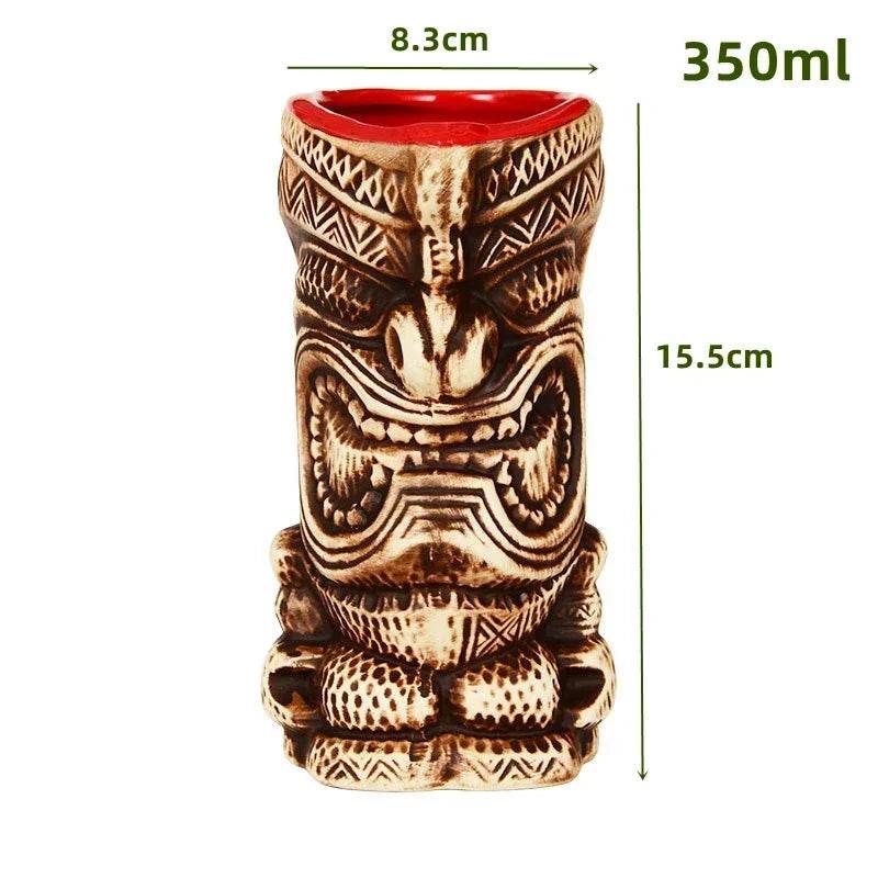 60 Types Ceramic Hawaii Tiki Mugs Creative Cocktail Glasses Beer Glass Martini Glasses Wine Glass Funny Cup Gift for Men - P12 Hub Europe