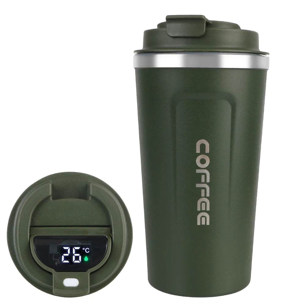 Leak-Proof Stainless Steel Travel Mug - P12 Hub Europe