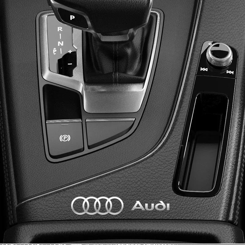 3D Metal Car Interior Dekoration Stickers Badges Auto Styling For AUDI TT Q5 A1 A2 A4 A6 A7 Q2 Q3 Q4 Q6 Q7 Q8 RS3 RS5 RS6 RS7