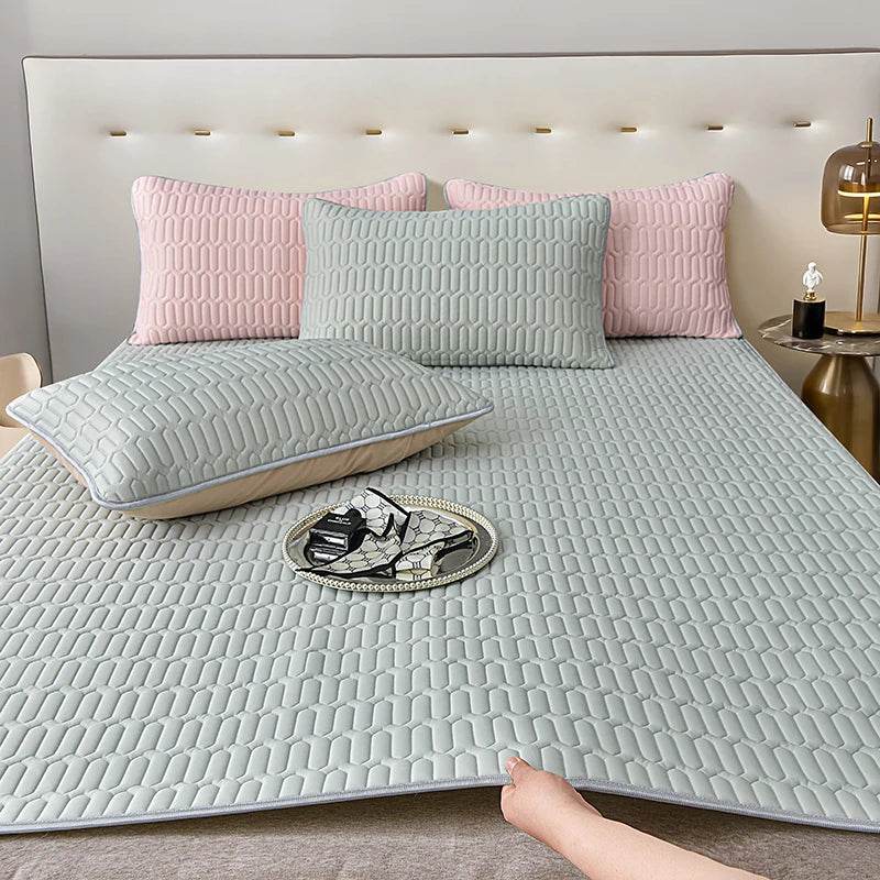 Queen Cooling Mattress Topper Summer Mattress Pad for Hot Sleepers and Night Sweats Instant Cooling Mattress Cover - P12 Hub Europe