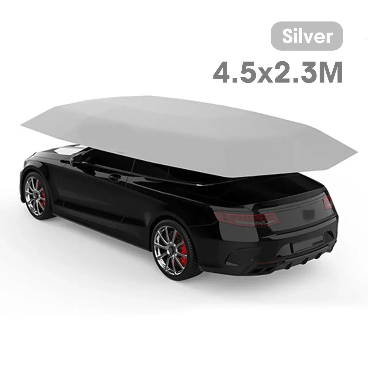 Outdoor Summer Thermal Insulation Carport Tarpaulin Car Sunshade Tarpaulin Canopy Cover UV Protection Car Sunshade Awningonly te