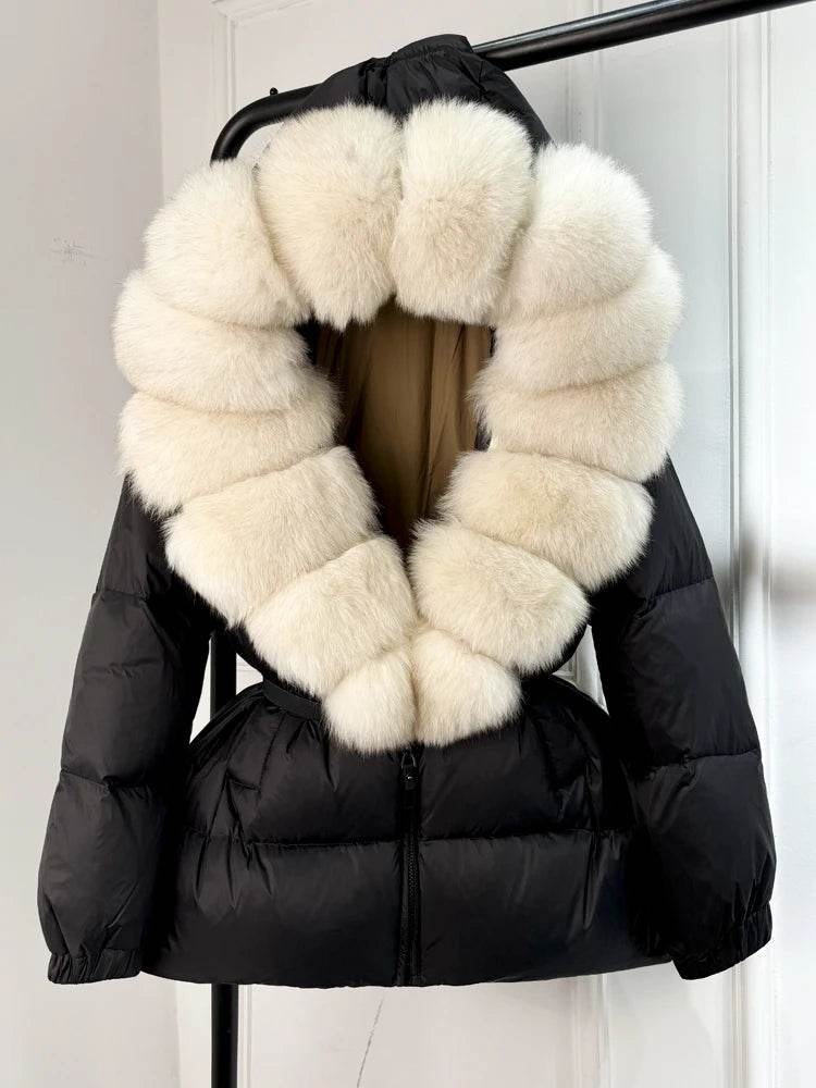 Fox Fur Down Puffer Parka - P12 Hub Europe