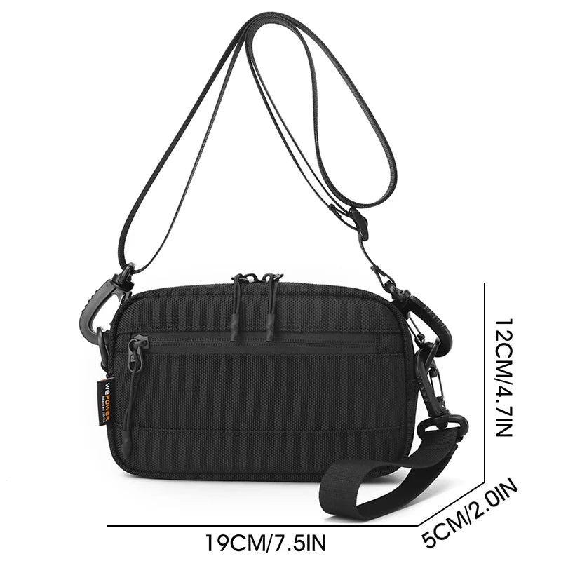 New Multifunctional Messenger Bag for Men Outdoor Travel Camping Phone Storage Bag Daily Commute Trekking Teenager Shoulder Bag