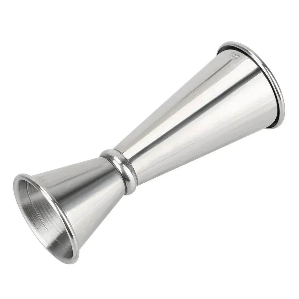 2PCS 30/60ml Cocktail Wine Shaker Measure Cup Stainless Steel Double Shot Drink Spirit Measure Jigger Kitchen Supplies gadget - P12 Hub Europe