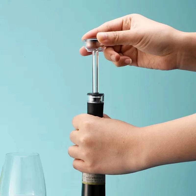 Leak-Free Wine Bottle Sealer Vacuum Pump Stopper Pourer Spout Decanter Wine Pour Aerator Wine Stopper Bar Accessories - P12 Hub Europe