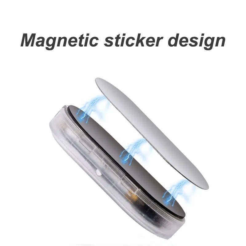 1/2/4PC Mini Car LED Light USB Charging Interior Lighting Lamp for Armrest Box Switch Touch Magnetic Reading Lamp Foot Light