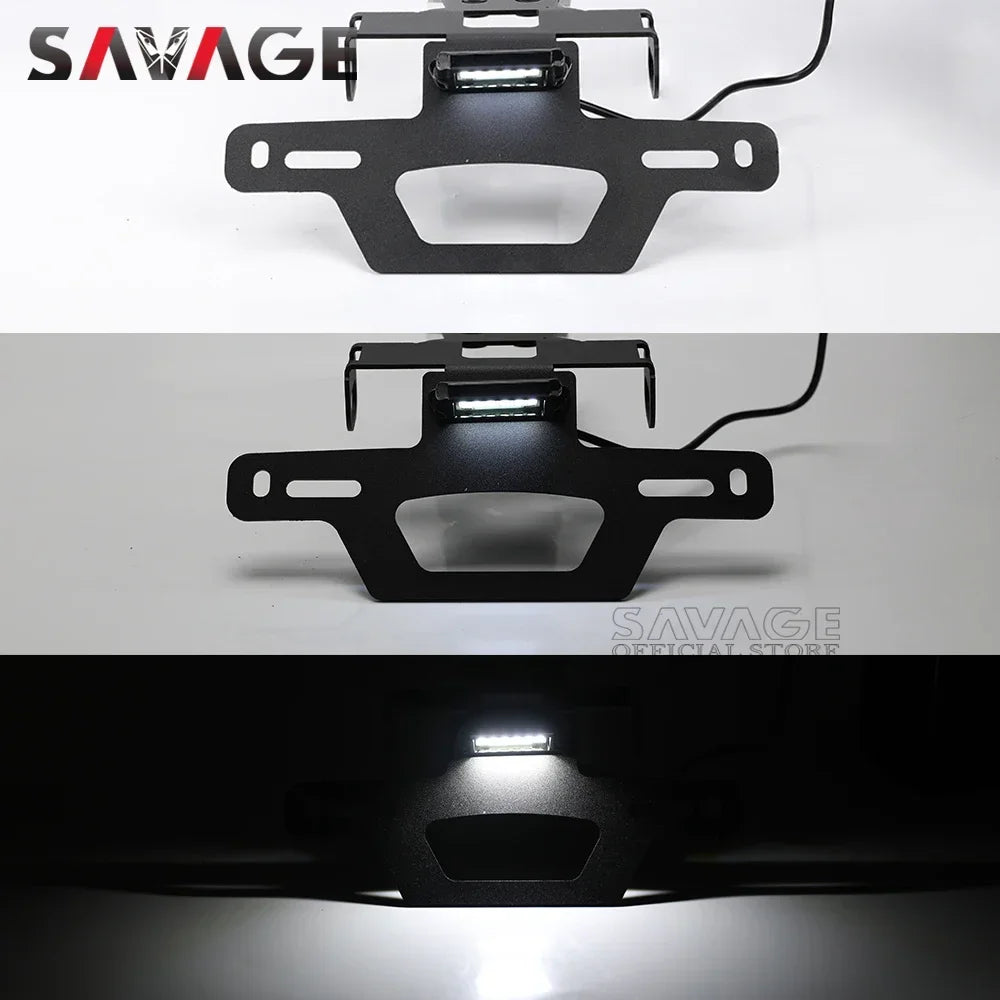 License Plate Holder For HONDA CBR500R CB500F Hornet 500 Motorcycle Tail Tidy Frame Fender Eliminator LED Light CB 500F CBR 500R
