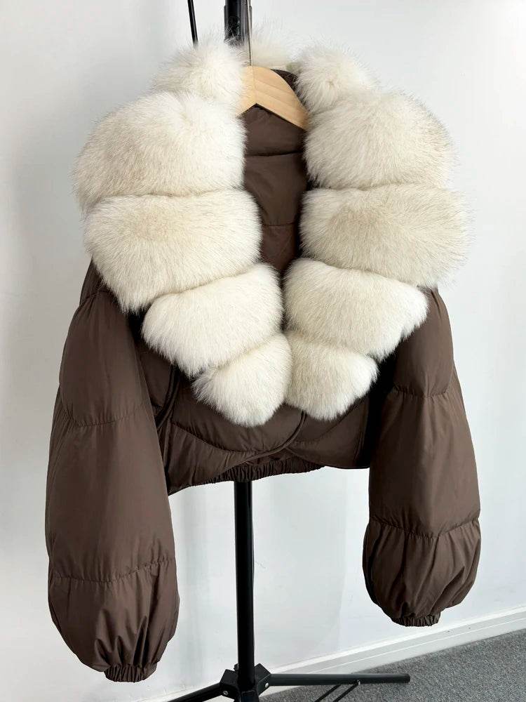 Luxury Fox Fur Down Parka - P12 Hub Europe