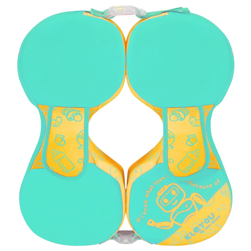Baby Swimming Pool Floats Non-inflatable Underarm Buoyancy Ring with Safet Buckles