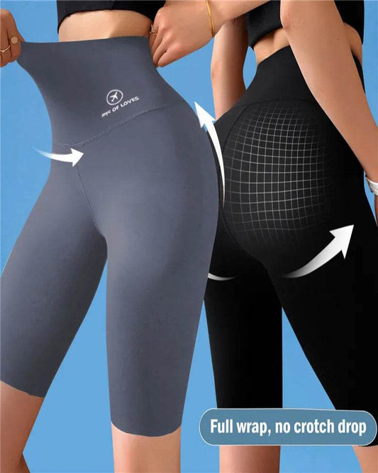 Women's High Waist Gym Shorts - P12 Hub Europe