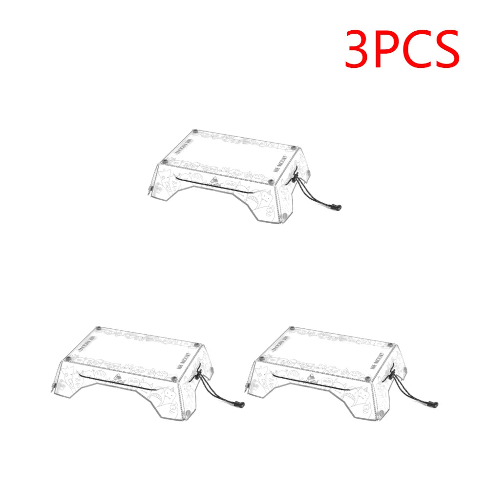 1-5PCS Foldable Camping Tray Ultralight Small Backpacking Table Portable Outdoor Fishing Furniture Multifunctional for Picnic