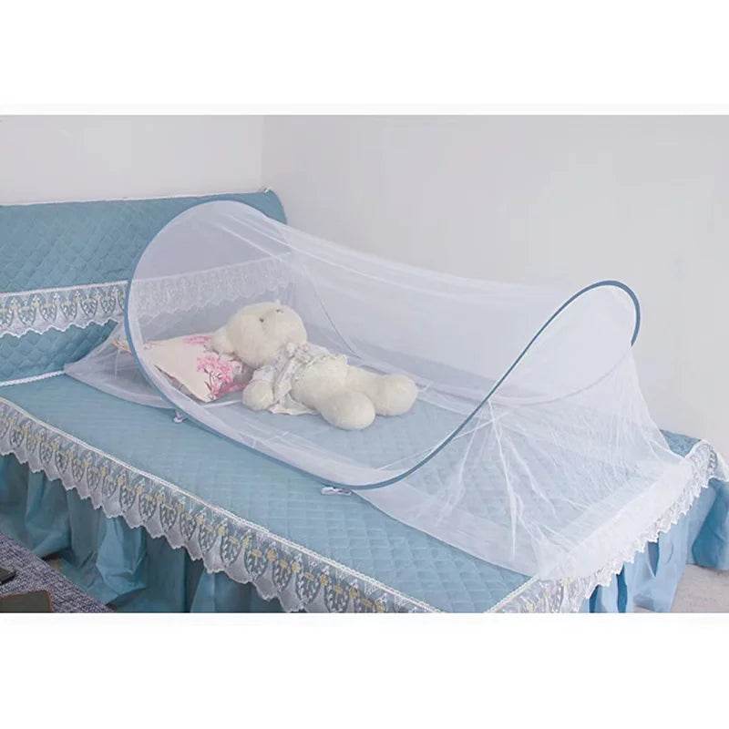 Portable mosquito nets with encrypted mesh and adjustable Mosquito nets Single dormitory camping No need to install foldable. - P12 Hub Europe