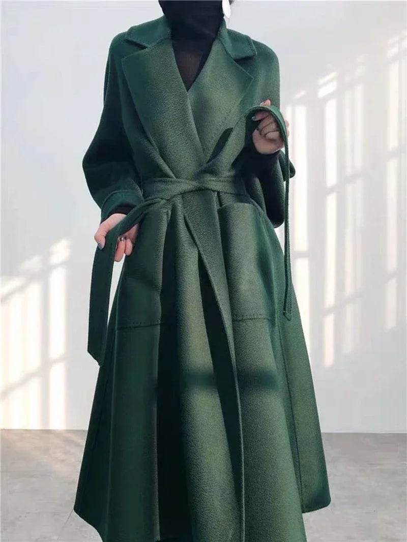 Luxury Cashmere Wool Coat - P12 Hub Europe