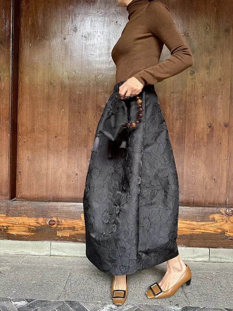 Women's Jacquard Maxi Skirt - P12 Hub Europe