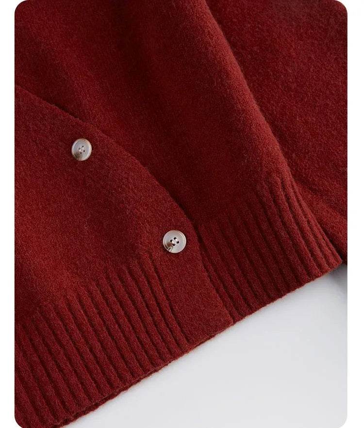 Diagonal V-Neck Cardigan - P12 Hub Europe